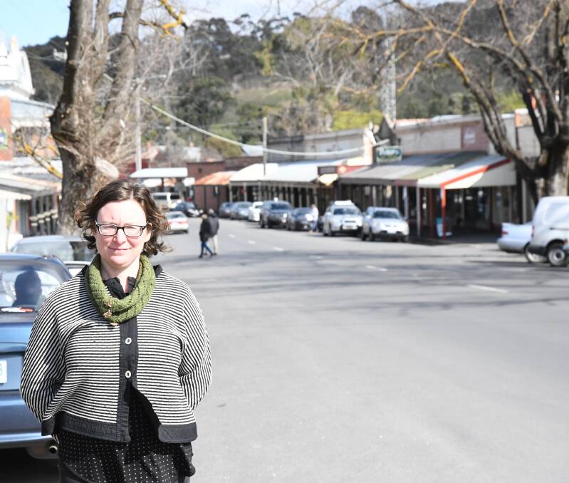 Maldon Neighbourhood Centre coordinator Amy Atkinson believes the town needs a bypass and improved transport links to the likes of Maryborough. 