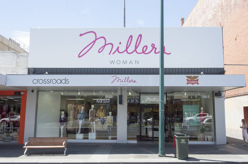 NEW OWNER: Specialty Fashion Group’s Rivers, Millers and Crossroads labels occupy the building recently sold to a Melbourne-based investor. Picture: DARREN HOWE 
