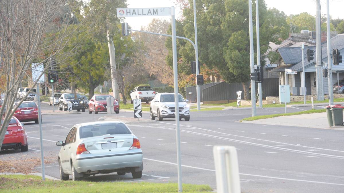 ROAD EXTENSION: The right turn into Ellis Street from Somerville Street will be extended as part of the federal government's black spot programme. Picture: DARREN HOWE