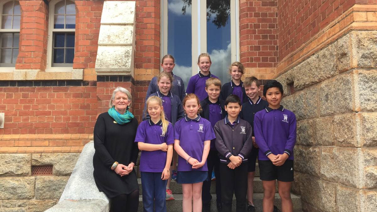 Bendigo Violet Street Primary School principal Mandy Costello and members of the student leadership council are gearing up for the school's 150th celebration on Saturday.