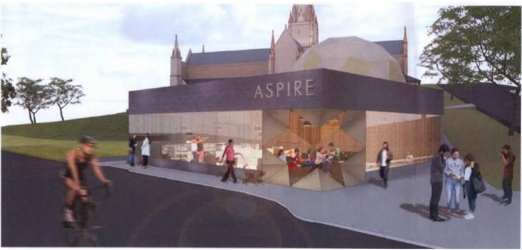 An artist's impression of the proposed Aspire Precinct.
