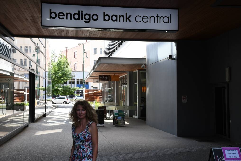 FULL UP: Bendigo Bank's national leasing manager Cindy Lazenby has worked to improve the aesthetics of its shopping precinct over the past 18 months. 