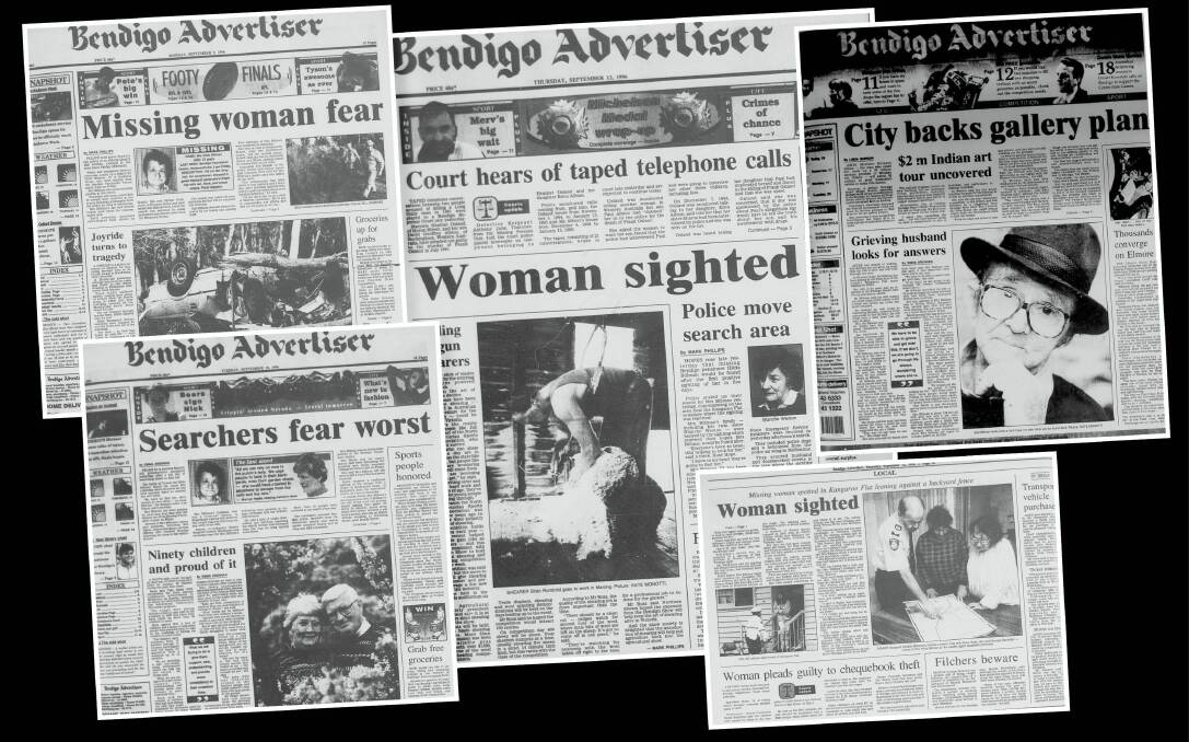 IN FOCUS: Newspaper articles from 1996 relating to the disappearance of Quarry Hill woman Hilda Billman.