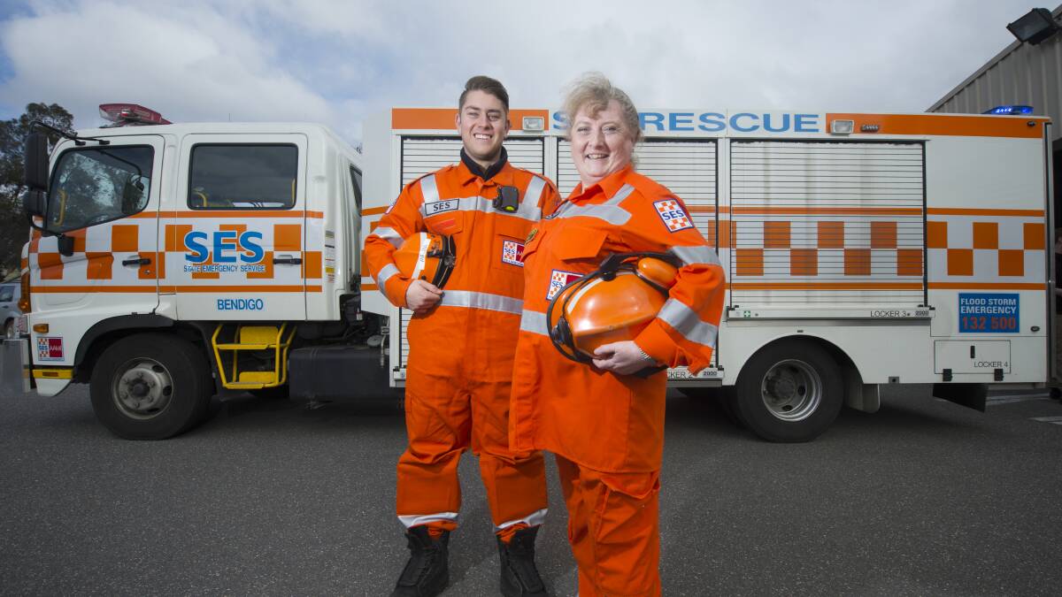 Photographer Darren Howe captures some of the faces that feature among the membership of the Bendigo SES unit. 