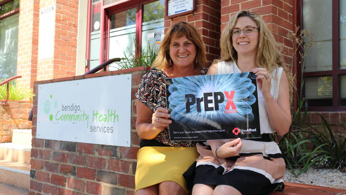 Bendigo Community Health Services women’s and sexual health nurse Louise Holland and Alfred Victorian HIV service HIV nurse practitioner candidate Danielle Collins. Picture: CONTRIBUTED