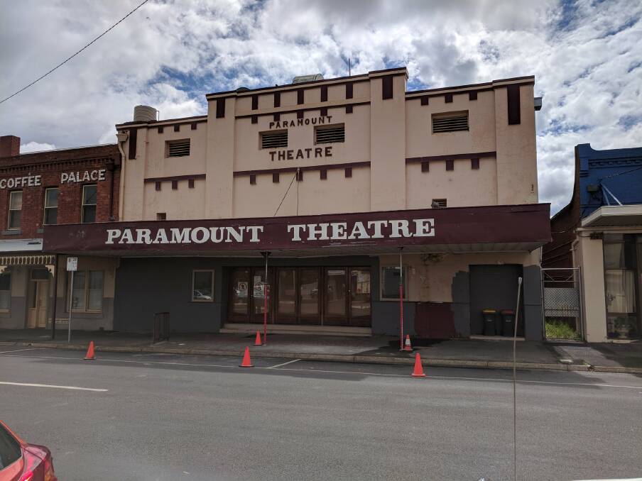 TURNED ON: The Paramount Theatre, on Maryborough's Nolan Street, has sat empty for some time. But new owners Helen and Gerard White are in the process of refurbishing the building. Picture: ANTHONY EALES