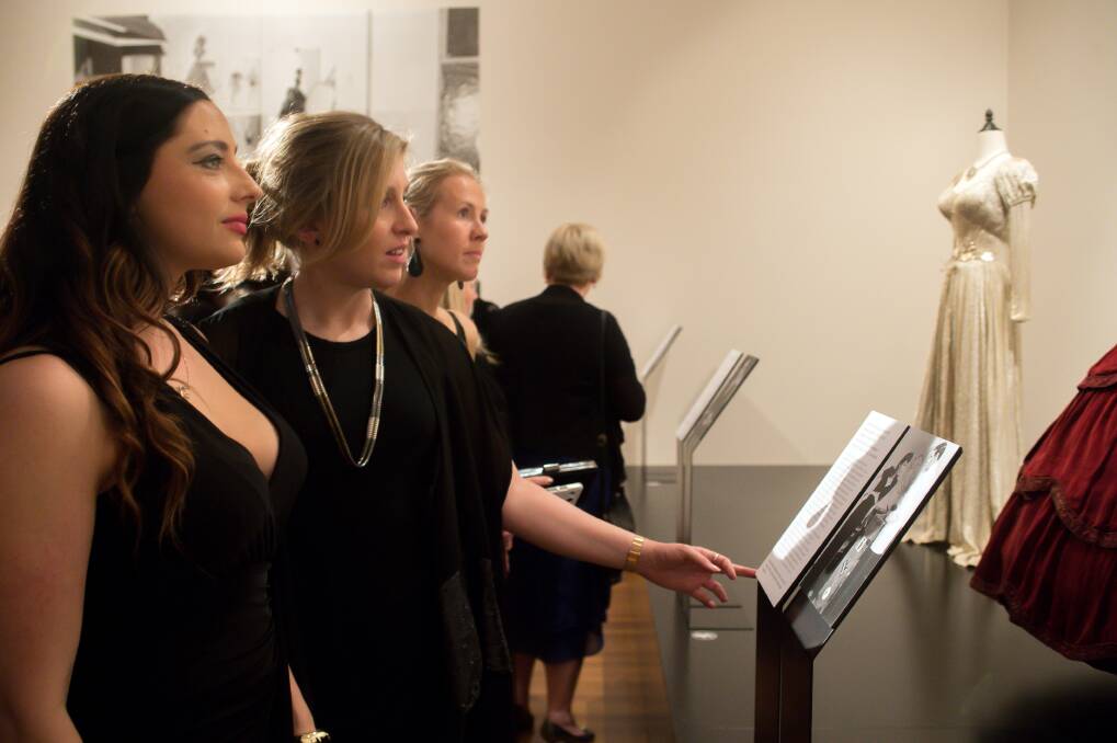 Visitors enjoying the current exhibition at Bendigo Art Gallery. Picture William Conroy, Press 1 Photography