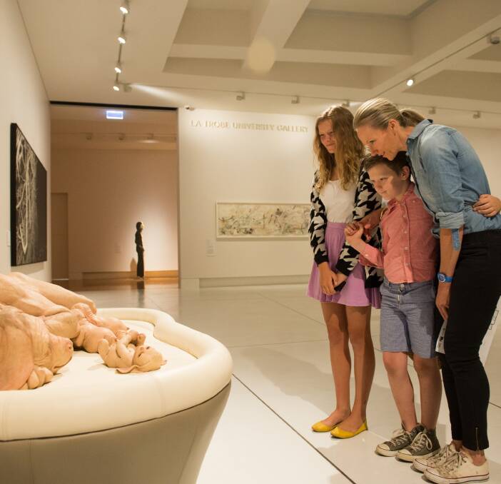 DROP IN: There's no shortage of things to see and do at Bendigo Art Gallery over coming months, with plenty of visiting and permanent exhibitions and a long list of special events. Picture: William Conroy