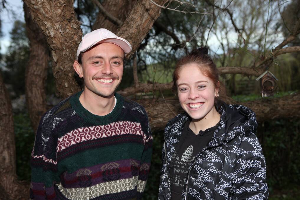Viral hit: Caleb, 23, and Annabel, 19, Ziegeler have recorded a satirical song about Pauline Hanson that has been viewed about 20,000 times on Facebook. 