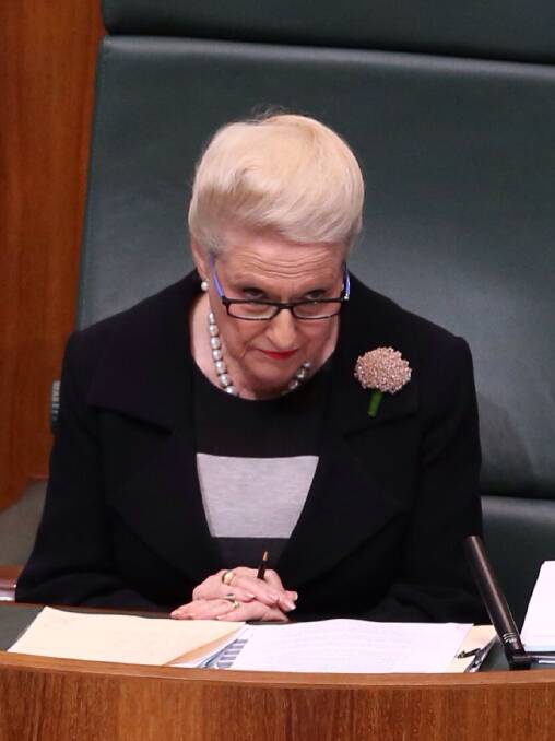 PRESSURE: Bronwyn Bishop has repaid an amount she claimed for helicopter travel.