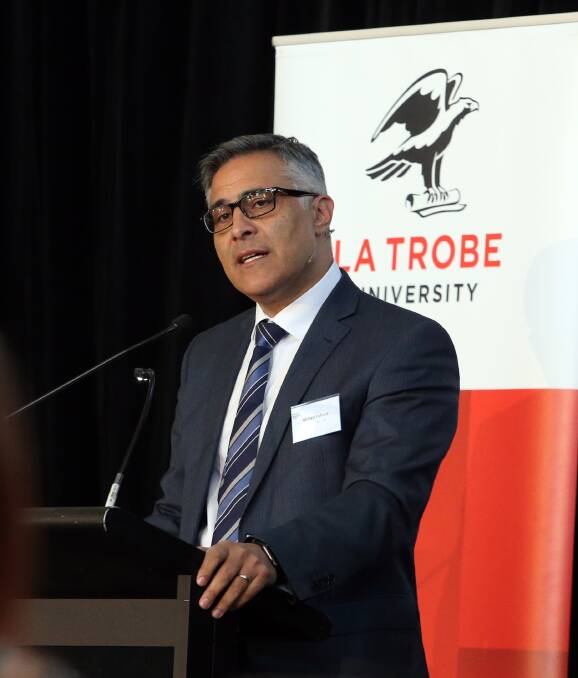 PLANNING AHEAD: Australia Post managing director and group CEO, Ahmed Fahour, at the Bendigo Town Hall.