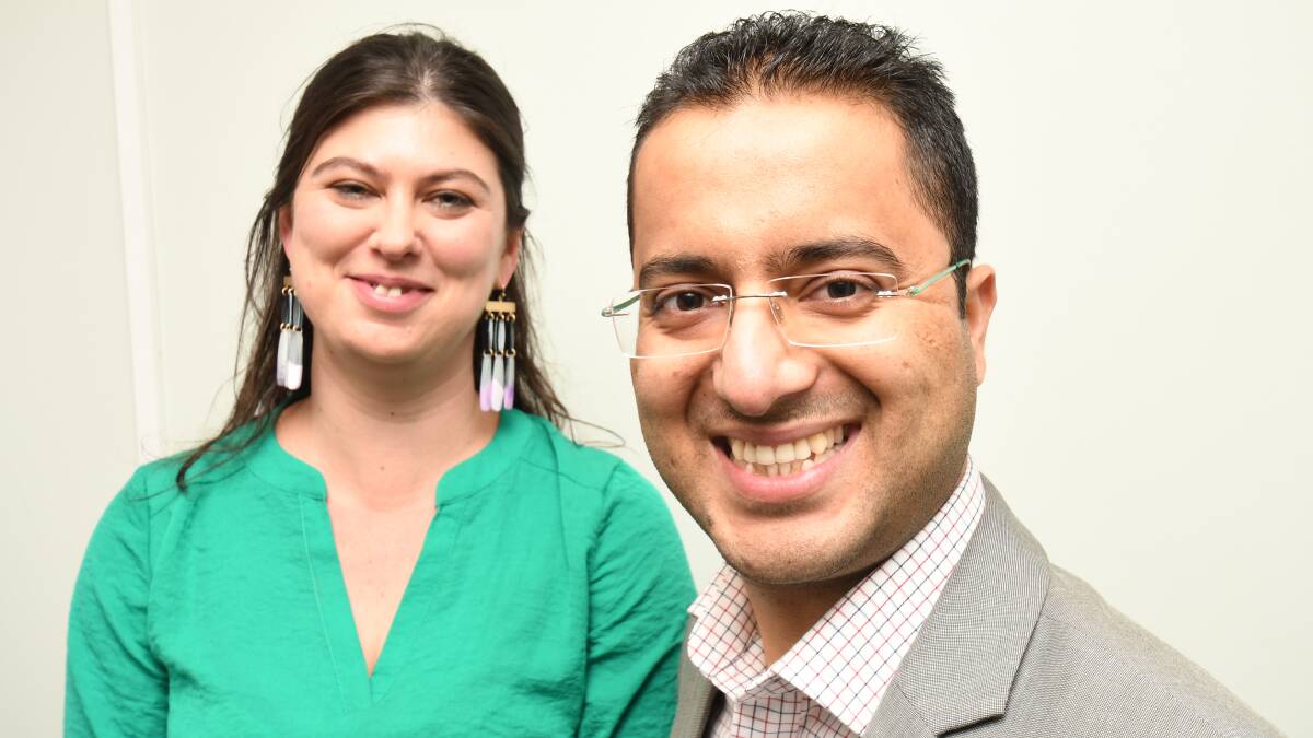 SUPPORTIVE: Loddon Campaspe Multicultural Services chair Abhishek Awasthi and executive officer Kate McInnes. The organisation has released a statement in support of marriage equality. PICTURE: DARREN HOWE