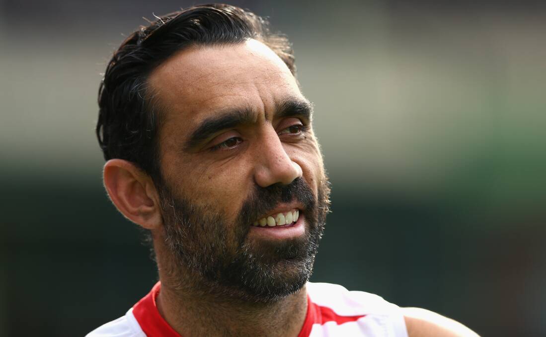 SUPPORT: Damian Drum says we should be doing everything in our power to send Adam Goodes off the way he is entitled.  Picture: GETTY IMAGES