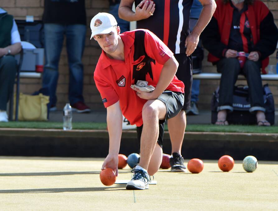 GOING PLACES: Nathan Wilson in action for Essendon at state championship week in Bendigo last year.