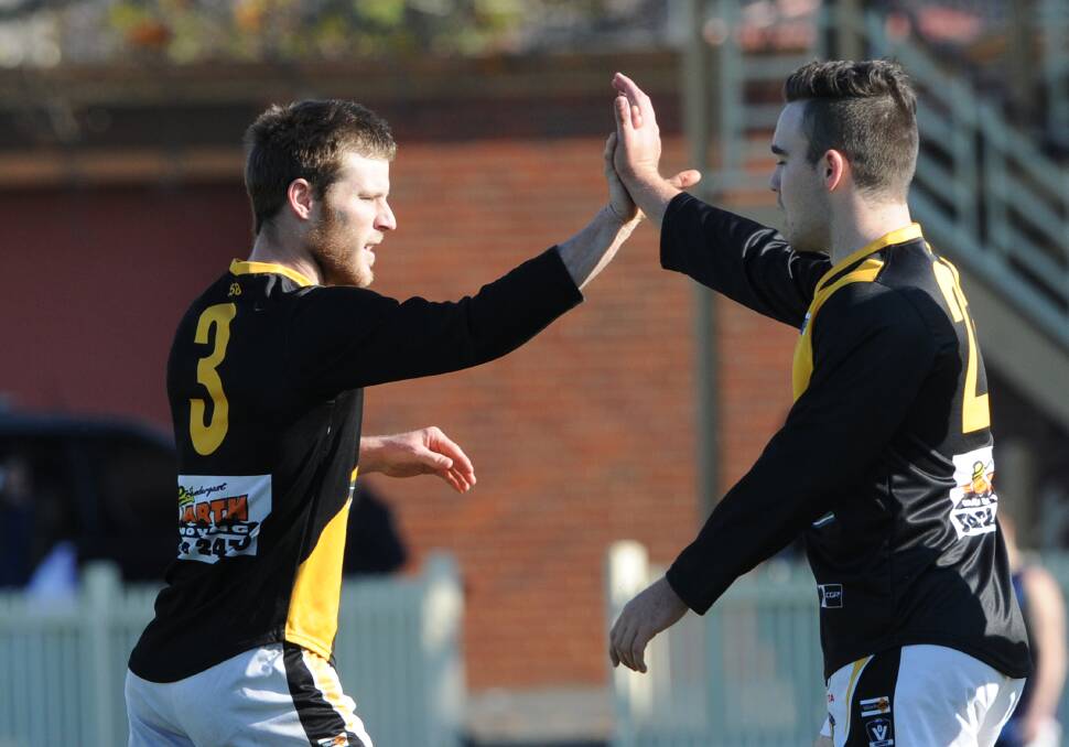 WINNERS: The Kyneton Tigers are within half a game of the top five after their win over Gisborne on Saturday. Picture: NONI HYETT