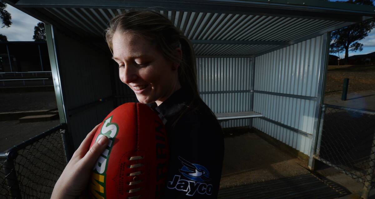 BEST AND FAIREST: Leah French won the Bendigo Thunder's club champion award in her first season in the Victorian Women's Football League. Picture: DARREN HOWE
