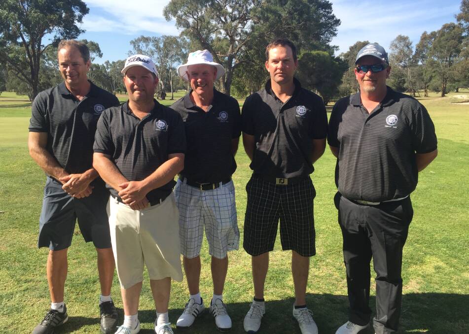 PREMIERS: Bendigo's Golf Central Victoria division one pennant grand final team. Picture: CONTRIBUTED