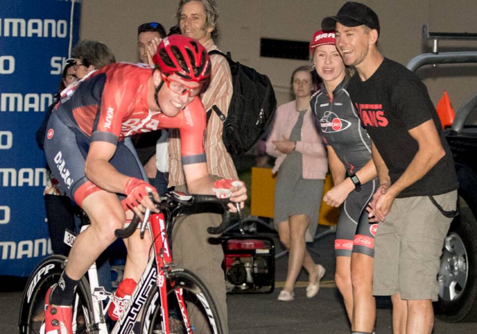 Jason Lowndes riding for Drapac. Picture: DION JELBART