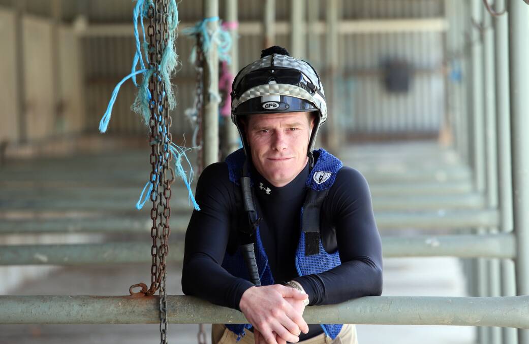 Jockey Patrick Holmes is making the most of his opportunities in Bendigo. Picture: GLENN DANIELS