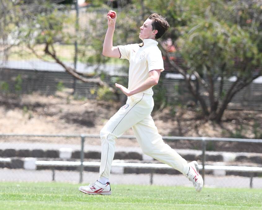 MILESTONE: Sandhurst's Nick Gladman took his first five-wicket haul in Northern Rivers' win over Central Highlands at the under-18 state championships.
