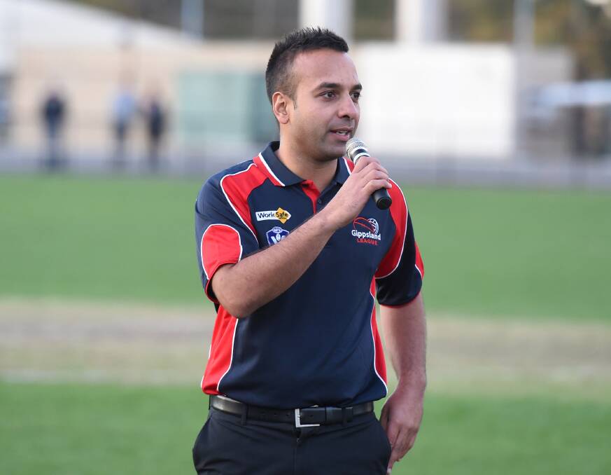 BACK IN TOWN: Harmit Singh will return to Bendigo football for the first time since coaching Gippsland against the BFNL in inter-league action.