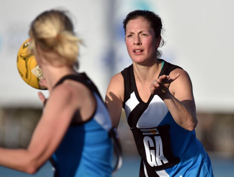 CRUNCH GAME: Maryborough's Laura Hurse is likely to start at goal attack for Saturday's crucial clash with Strathfieldsaye. Picture: GLENN DANIELS