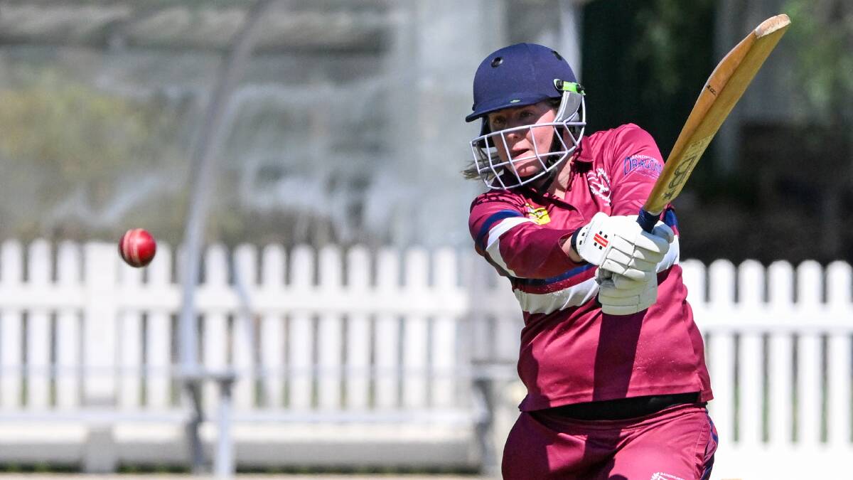 Kate Shallard dominated the Sandhurst women's cricket awards. Picture by Darren Howe