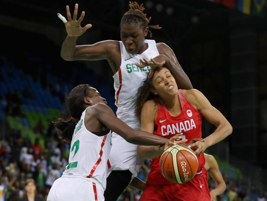 CRUNCH: Nayo Raincock-Ekunwe's fast footwork often puts her opponents out of position. Picture: GETTY IMAGES