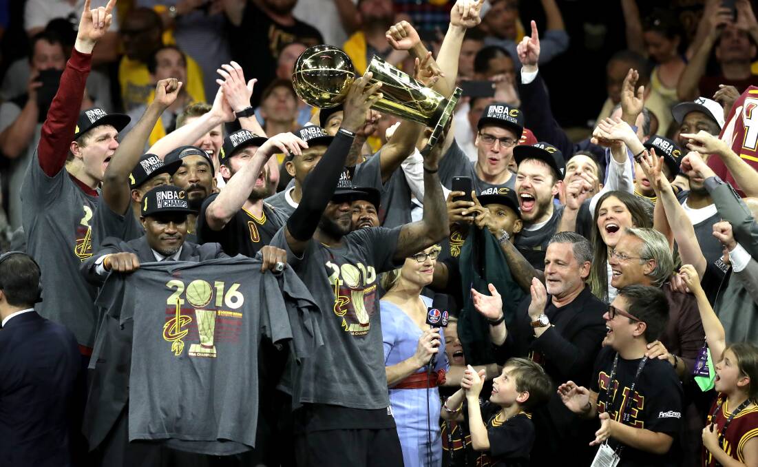 Cavs celebrate. Picture: GETTY IMAGES