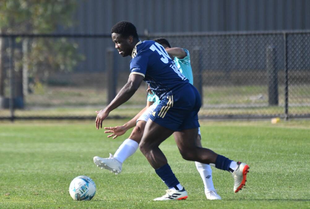 Midfielder Chidinma Esomeju was one of Bendigo City's best players at the weekend. Picture by Adam Bourke