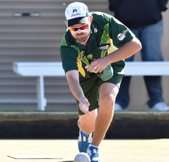 GOLDEN OPPORTUNITY: Bendigo's Aaron Wilson will partner Brett Wilkie in the gold medal game at the lawn bowls world championships in Christchurch.
