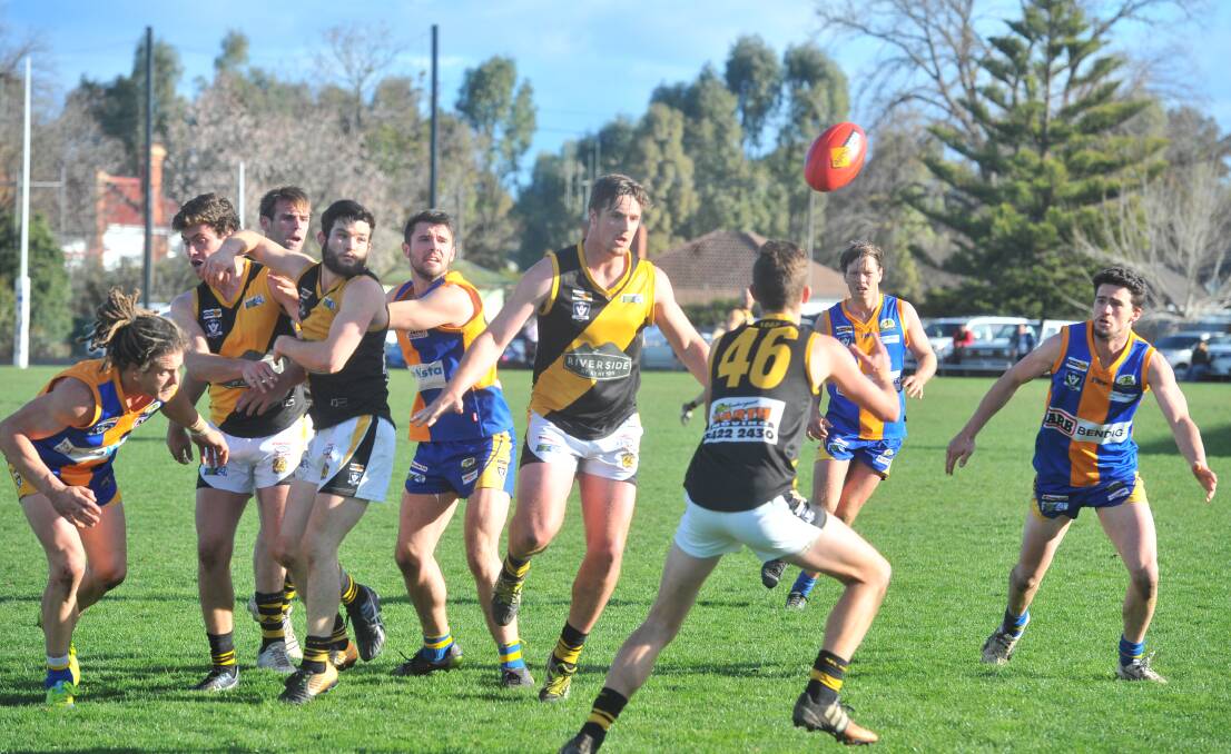 Golden Square and Kyneton will play in this year's BFNL finals series. Picture: ADAM BOURKE