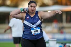 South Bendigo's Emma Berg was rewarded for another standout season in shot put. Picture by Scott Sidley