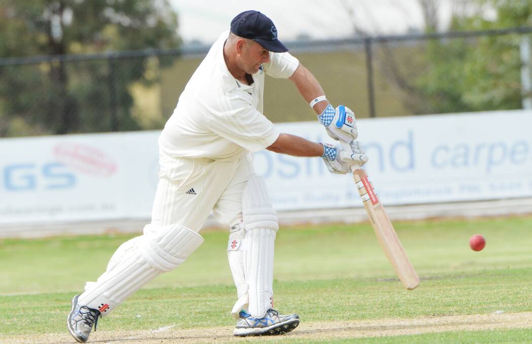 WILY VETERAN: Eaglehawk's Andrew Smith will play a key role with the bat on the weekend.