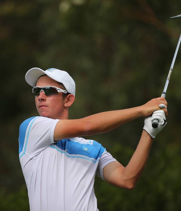 UNLUCKY: Lucas Herbert will return to Bendigo this week after the final round of the Asia-Amateur Golf Championship was washed out.