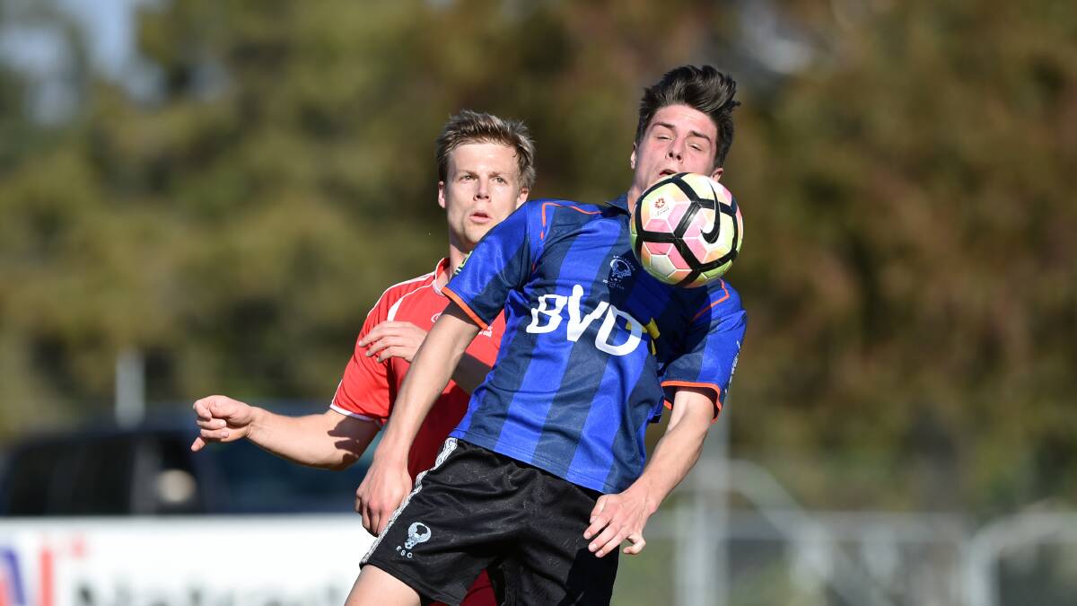IMPRESSIVE: English import Jan Kerr has been a standout for Eaglehawk in the first third of the Bendigo Amateur Soccer League season. Picture: GLENN DANIELS