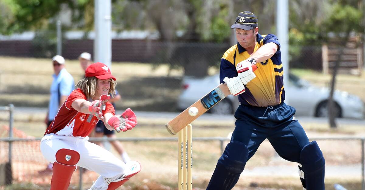 CUT SHOT: Marcus McKern in action for Bendigo against Gisborne in the state Twenty20 competition. Picture: GLENN DANIELS