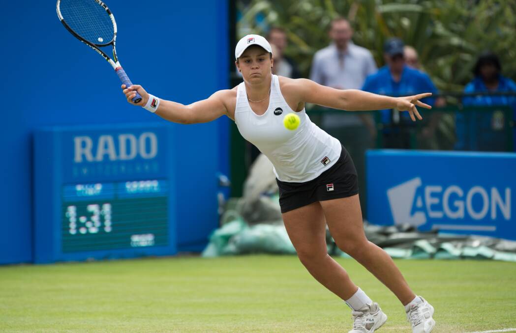 COMEBACK TRAIL: Ash Barty is one of the players to watch at next week's Bendigo International Pro Tour event. Picture: GETTY IMAGES