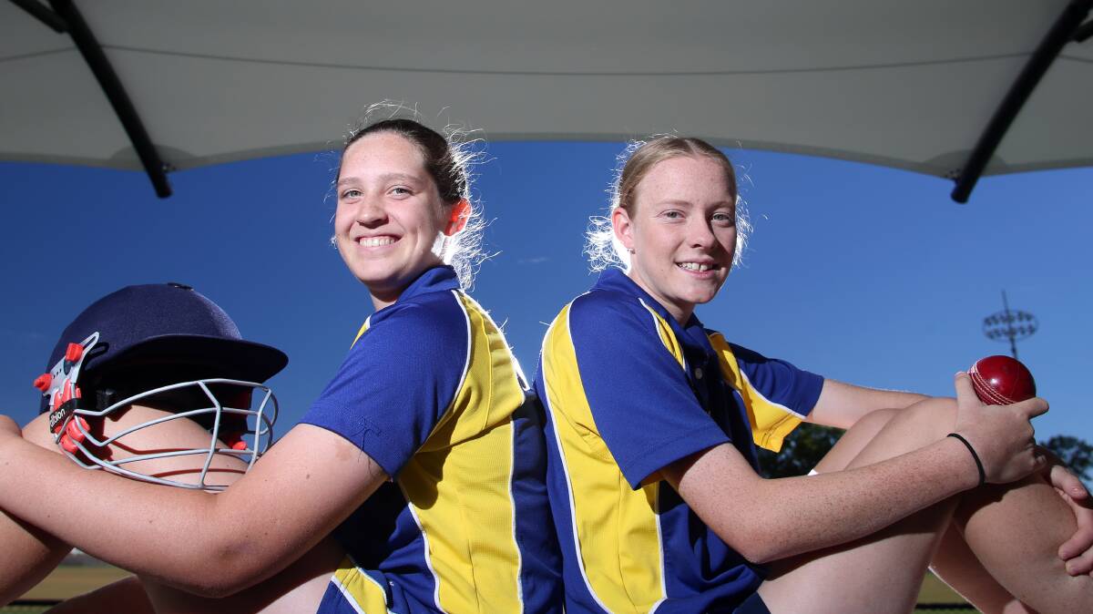 IN FORM: Jasmine Nevins and Letesha Bawden have been impressive for Northern Rivers at the state titles.