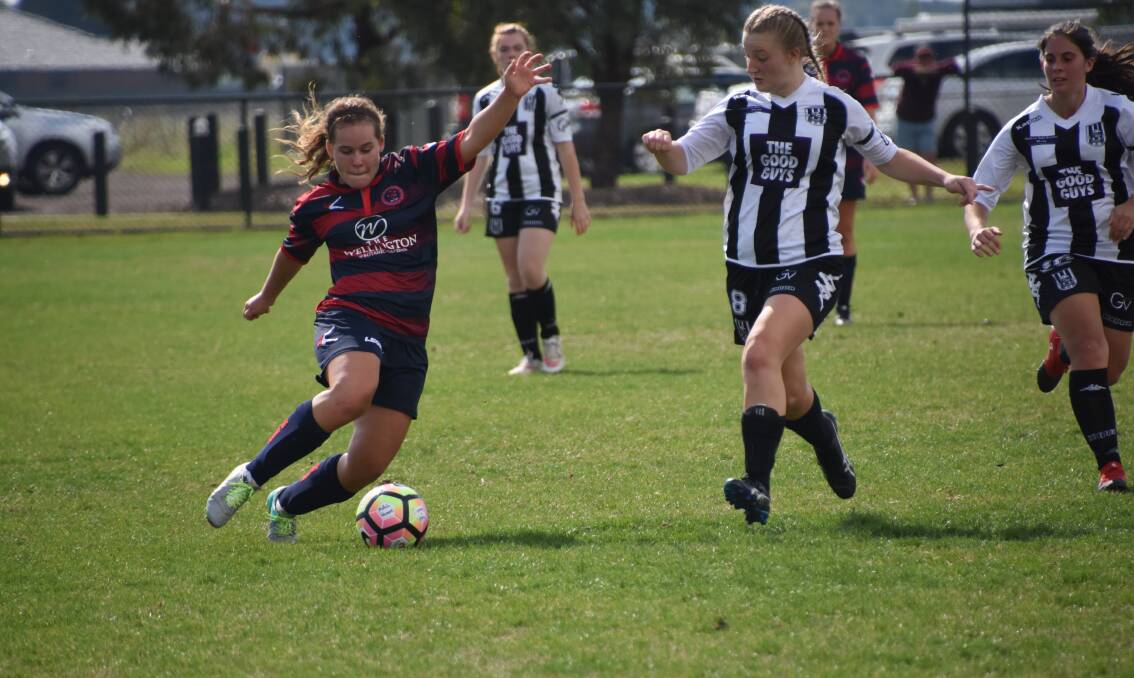 SKILLS: Epsom played well in the second half to defeat Shepparton South 4-2 on Sunday. Picture: CONTRIBUTED
