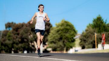 Billy Meade is one of hundreds of runners who will compete in Sunday's Dragon Mile in the Bendigo CBD. Picture by A.J Taylor