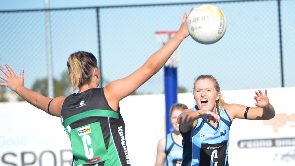 MATCH OF THE ROUND: Bridget Murray and her Eaglehawk team-mates would love to inflict Golden Square's second loss in as many games. 