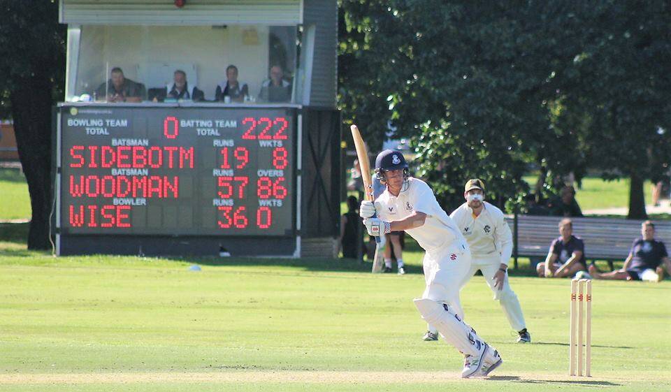 TOP KNOCK: Scott Woodman in action during his superb 107 not out against Monash Tigers at Princes Park. Picture: CARLTON CRICKET CLUB