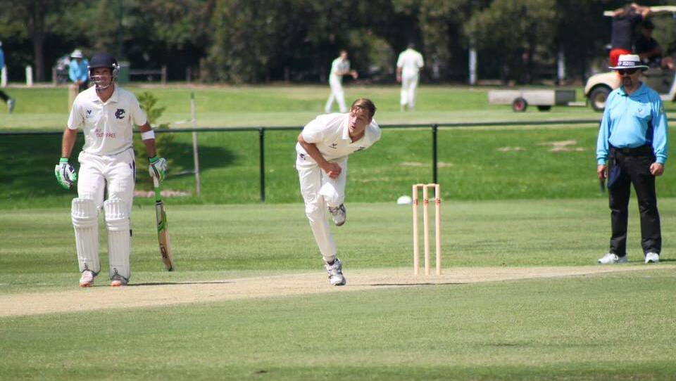 Xavier Crone in action for Carlton. Picture: Carlton Cricket Club