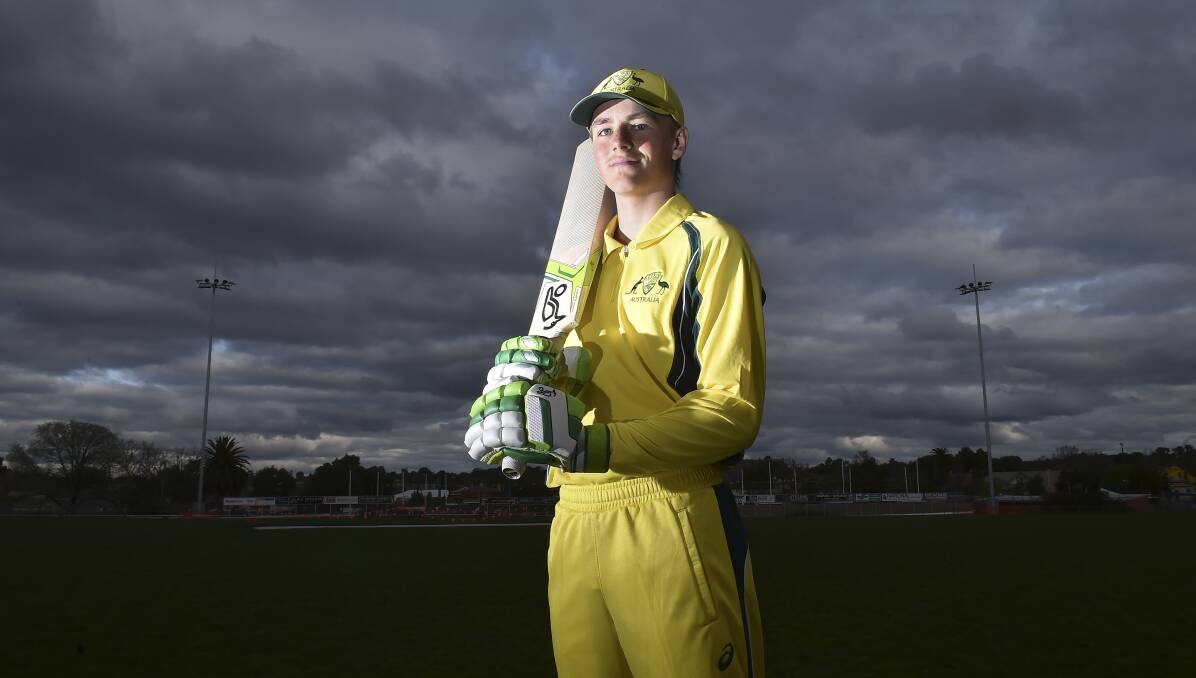 SHINING LIGHT: Golden Square's Zane Keighran will play for the Cricket Australia under-16 team. Picture: NONI HYETT