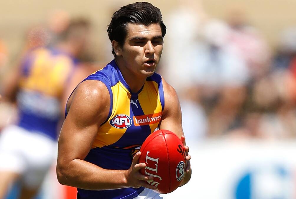 BACK IN ACTION: Tom Cole will play for the West Coast Eagles against Geelong on Thursday night. Picture: GETTY IMAGES