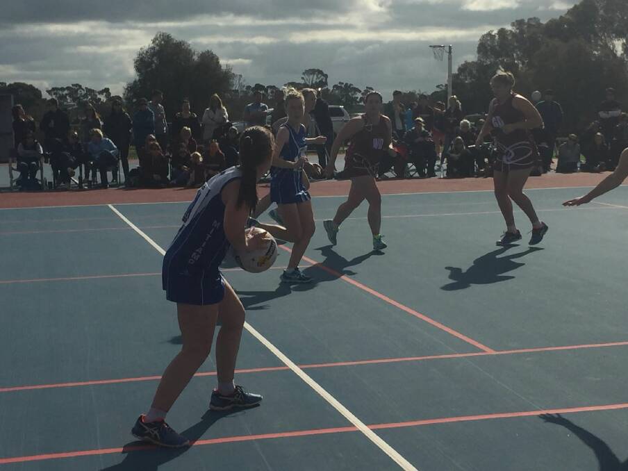 Early action pics from the A-grade netball.