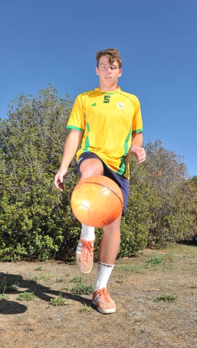 WORLD GAME: Curtis Baker will play for Australia's under-16 futsal team in a tour of Brazil in November. Picture: NONI HYETT