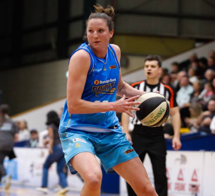 TOP CLASS: Kelsey Griffin is the Women's National Basketball League player of the week for round seven. Picture: AKUNA PHOTOGRAPHY