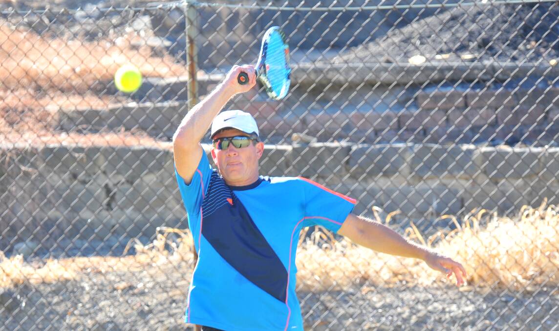 POWER FOREHAND: Strathfieldsaye's Michael Smyth will play a key role in the big game against BLTC Cobras.